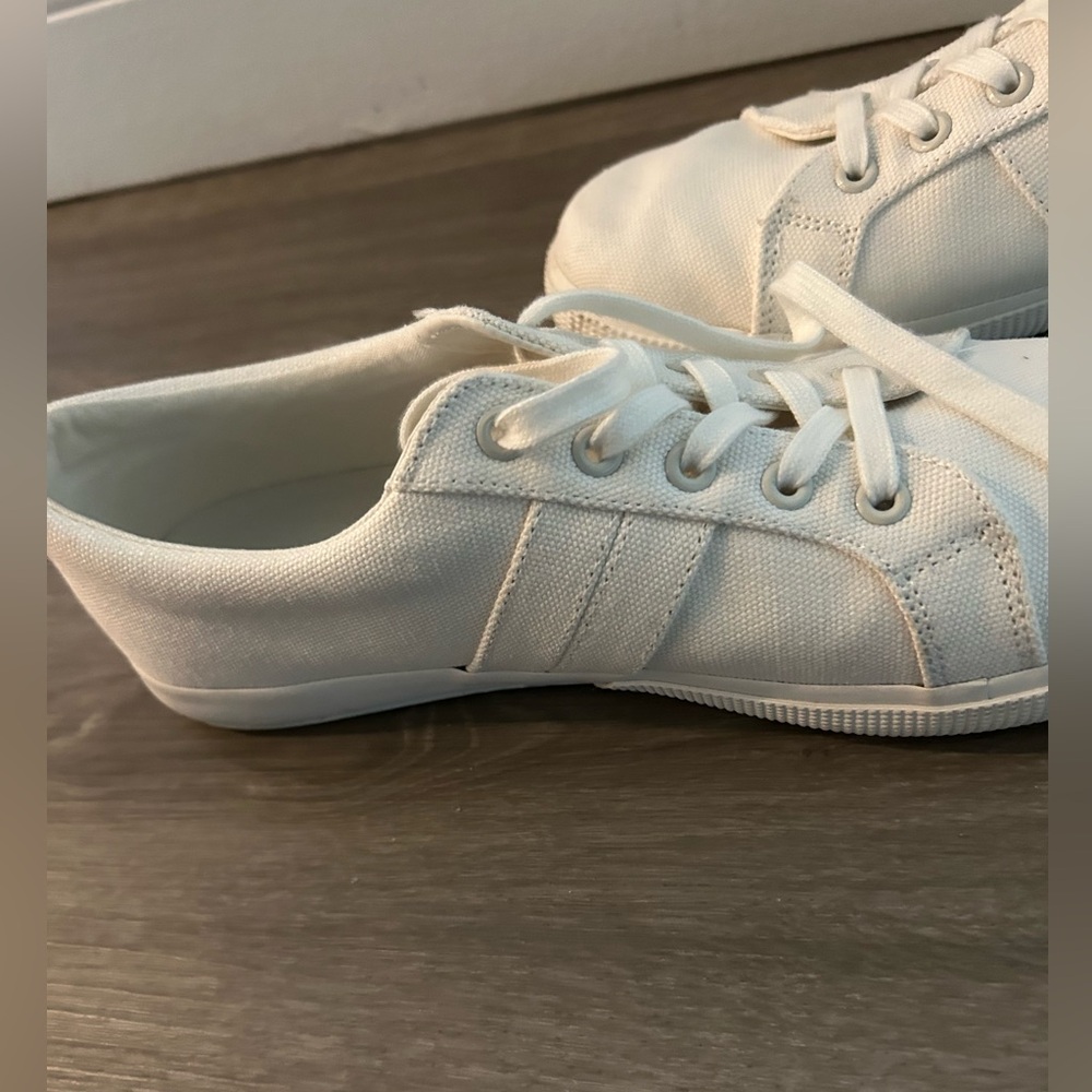 Lauren Ralph Lauren Janson II canvas sneakers Women size 10 - Picture 7 of 8
